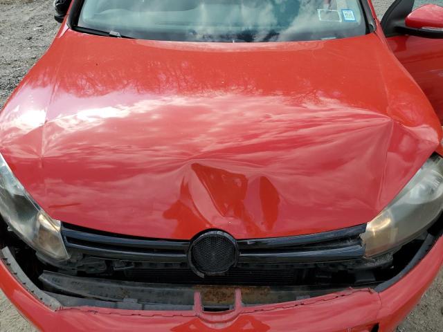 WVWDB7AJ2CW052078 - 2012 VOLKSWAGEN GOLF RED photo 11