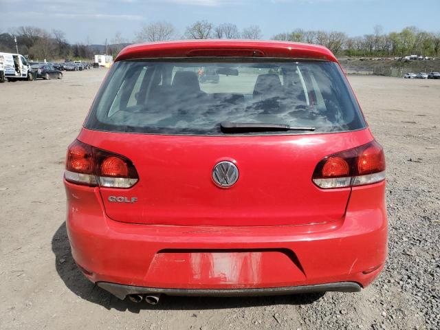 WVWDB7AJ2CW052078 - 2012 VOLKSWAGEN GOLF RED photo 6