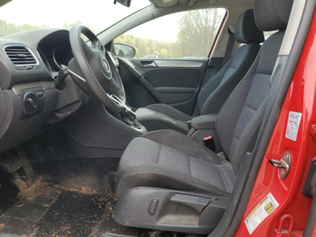 WVWDB7AJ2CW052078 - 2012 VOLKSWAGEN GOLF RED photo 7