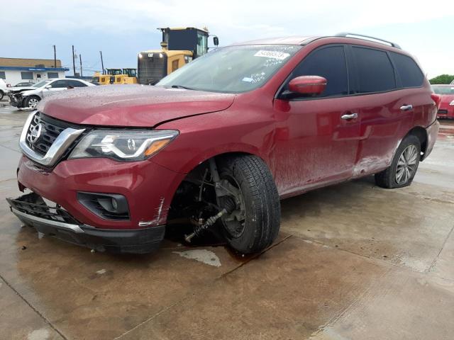 5N1DR2MM0HC697885 - 2017 NISSAN PATHFINDER S MAROON photo 1