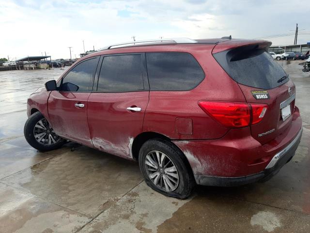 5N1DR2MM0HC697885 - 2017 NISSAN PATHFINDER S MAROON photo 2
