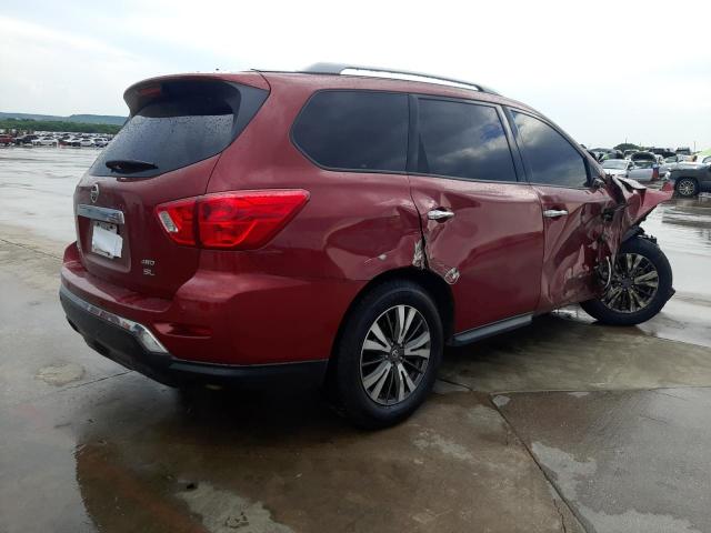 5N1DR2MM0HC697885 - 2017 NISSAN PATHFINDER S MAROON photo 3