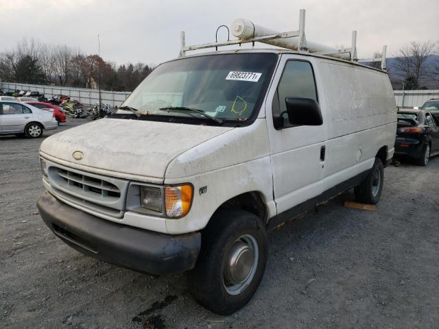 1FTSE34L0YHB80934 - 2000 FORD ECONOLINE E350 SUPER DUTY VAN WHITE photo 2