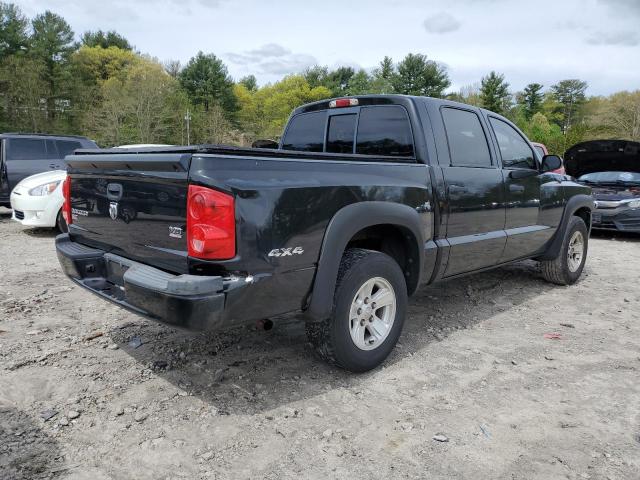 1D7HW48N88S608007 - 2008 DODGE DAKOTA QUAD SLT BLACK photo 3