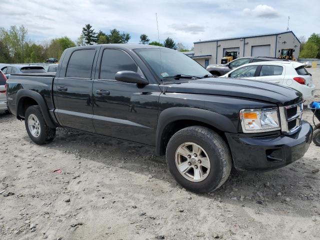 1D7HW48N88S608007 - 2008 DODGE DAKOTA QUAD SLT BLACK photo 4