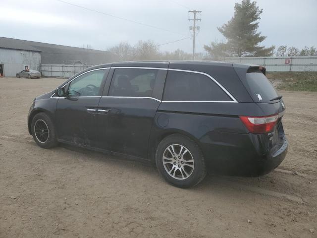 5FNRL5H45BB033535 - 2011 HONDA ODYSSEY EX BLACK photo 2