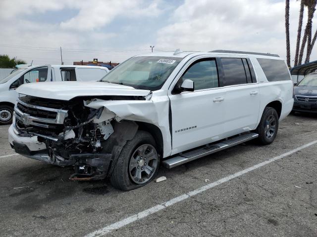 1GNSKHKC1GR314004 - 2016 CHEVROLET SUBURBAN K1500 LT WHITE photo 1