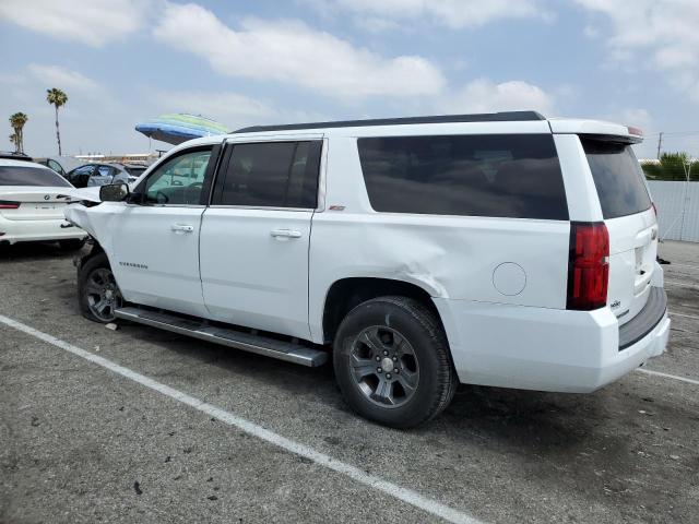 1GNSKHKC1GR314004 - 2016 CHEVROLET SUBURBAN K1500 LT WHITE photo 2