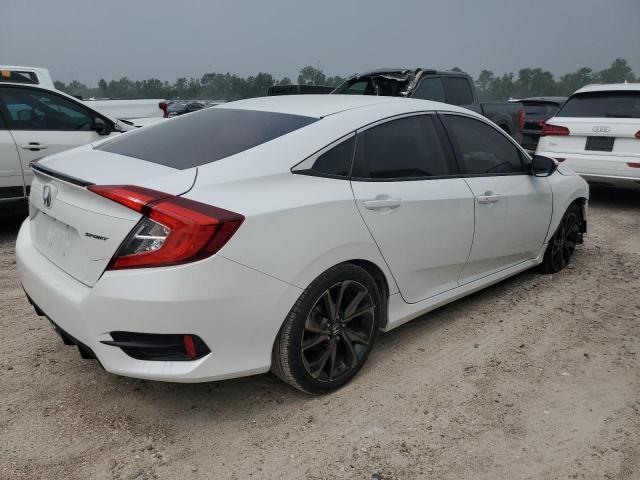 19XFC2F80KE045282 - 2019 HONDA CIVIC SPORT WHITE photo 3