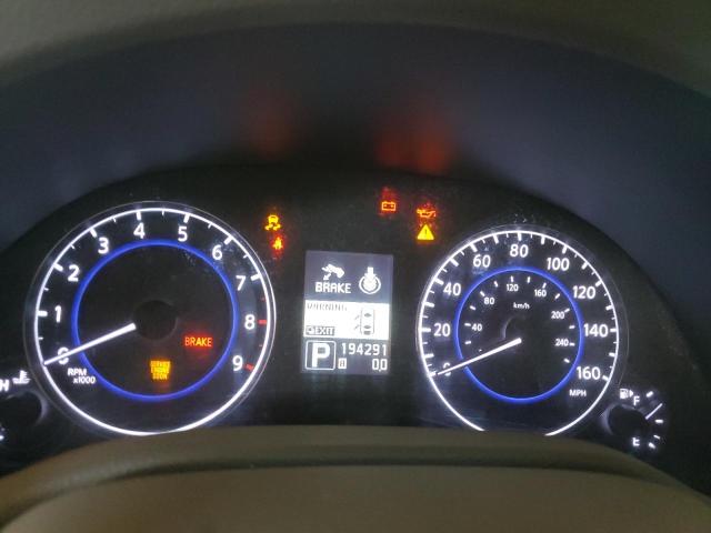 JN1CV6AP5CM931056 - 2012 INFINITI G37 BASE WHITE photo 9