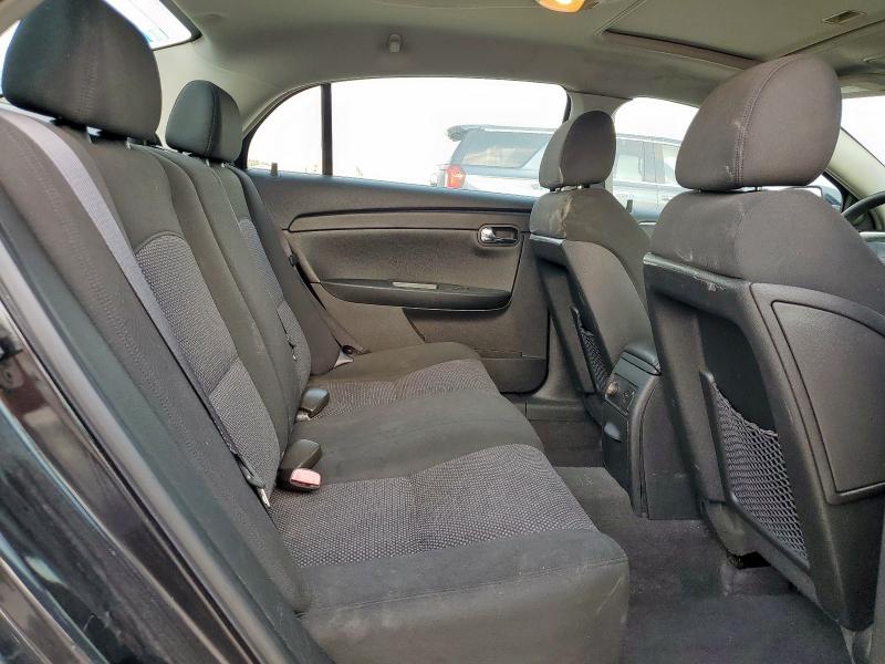 1G1ZH57B184284935 - 2008 CHEVROLET MALIBU 1LT BLACK photo 10