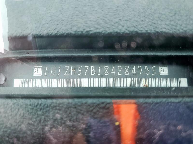 1G1ZH57B184284935 - 2008 CHEVROLET MALIBU 1LT BLACK photo 13