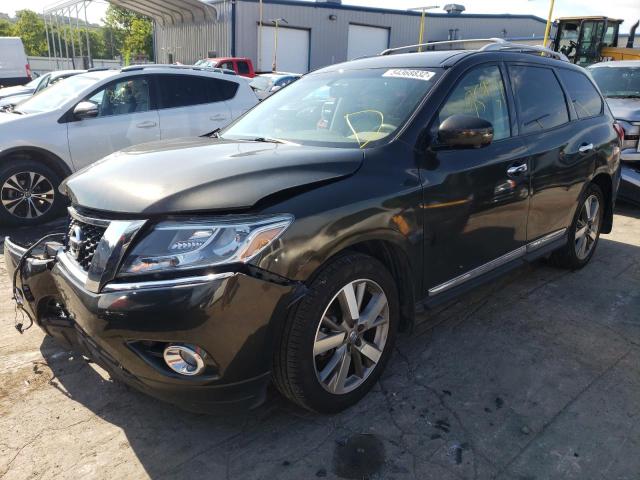 5N1AR2MM6FC607641 - 2015 NISSAN PATHFINDER S შავი ფოტო 2