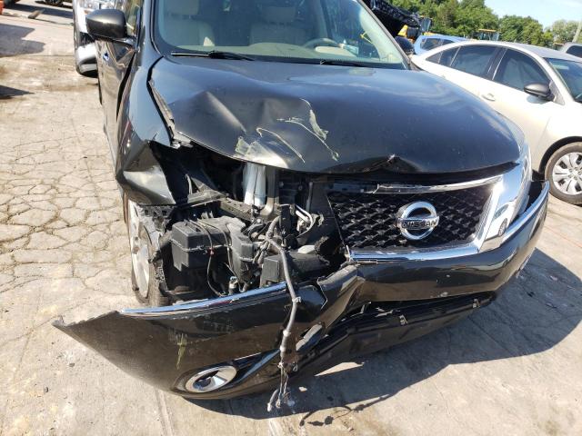 5N1AR2MM6FC607641 - 2015 NISSAN PATHFINDER S შავი ფოტო 9