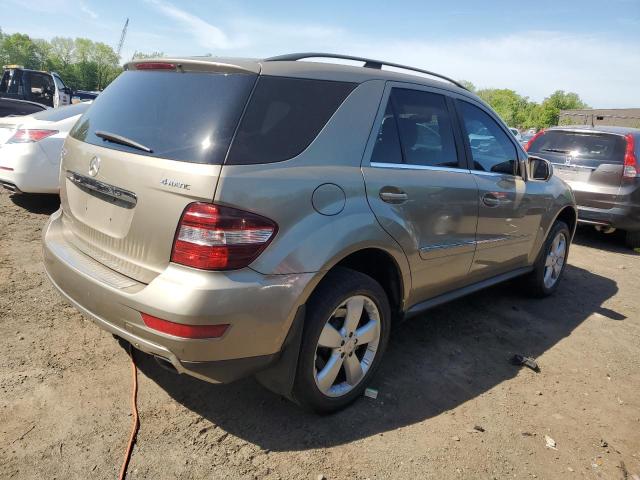 4JGBB8GB9AA599545 - 2010 MERCEDES-BENZ ML 350 4MATIC TAN photo 3