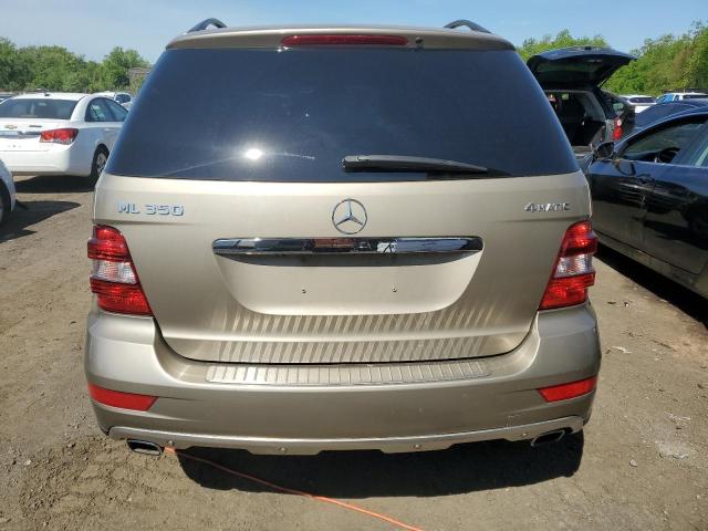 4JGBB8GB9AA599545 - 2010 MERCEDES-BENZ ML 350 4MATIC TAN photo 6