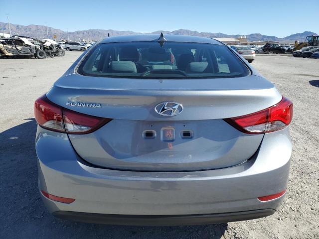 KMHDH4AE3FU458981 - 2015 HYUNDAI ELANTRA SE SILVER photo 6