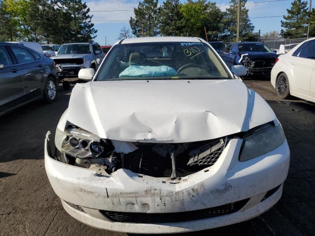 1YVFP82D345N62532 - 2004 MAZDA 6 S WHITE photo 5