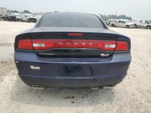 2C3CDXBG3DH711167 - 2013 DODGE CHARGER SE BLUE photo 6