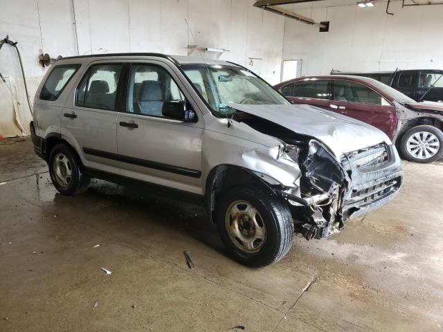 JHLRD68464C003403 - 2004 HONDA CR-V LX SILVER photo 4