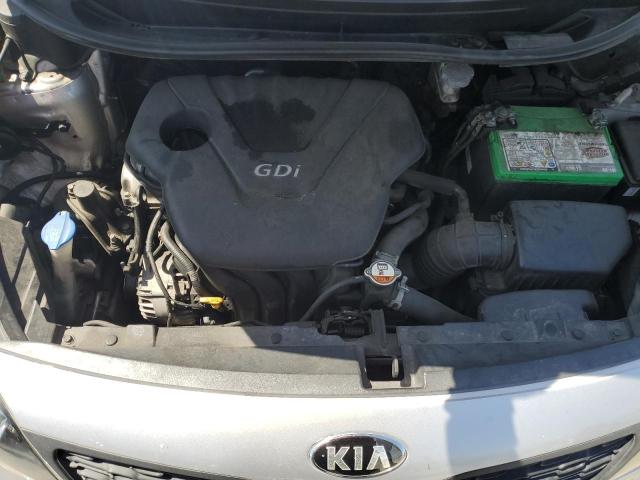 KNADM4A34F6468662 - 2015 KIA RIO LX SILVER photo 11