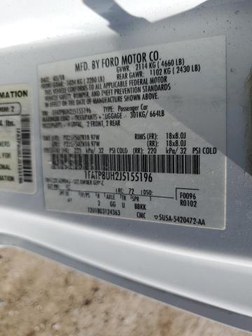 1FATP8UH2J5155196 - 2018 FORD MUSTANG GT WHITE photo 12