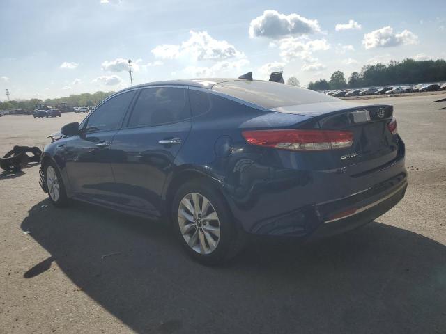 5XXGU4L38GG092189 - 2016 KIA OPTIMA EX BLUE photo 2