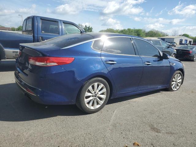 5XXGU4L38GG092189 - 2016 KIA OPTIMA EX BLUE photo 3