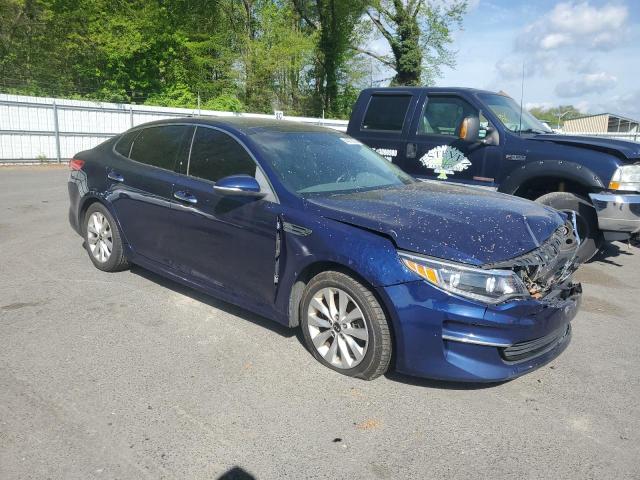 5XXGU4L38GG092189 - 2016 KIA OPTIMA EX BLUE photo 4