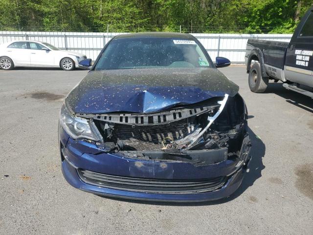 5XXGU4L38GG092189 - 2016 KIA OPTIMA EX BLUE photo 5