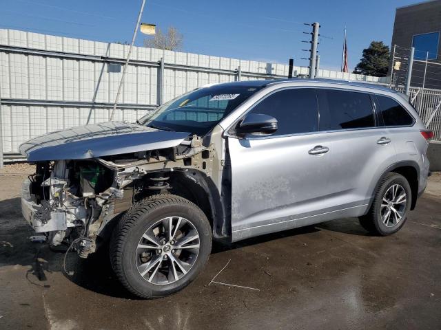 5TDJKRFH1GS253318 - 2016 TOYOTA HIGHLANDER XLE SILVER photo 1