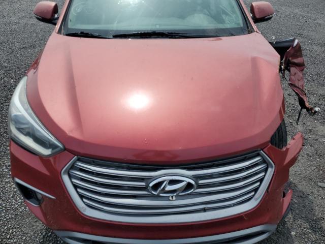 KM8SN4HF4HU189293 - 2017 HYUNDAI SANTA FE SE RED photo 12