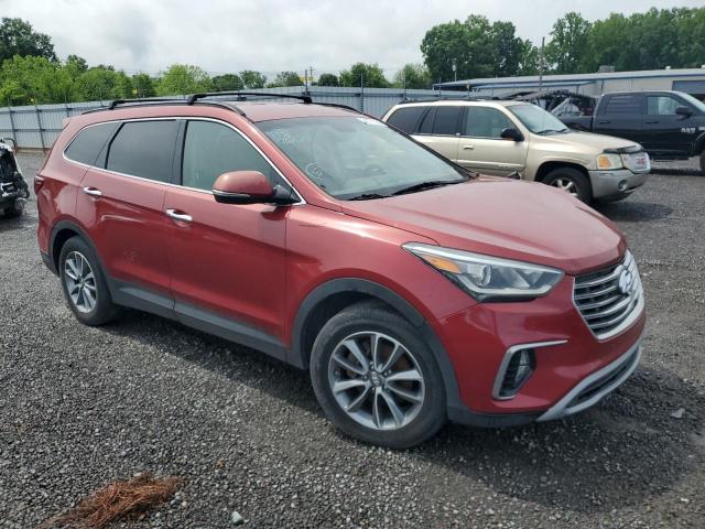 KM8SN4HF4HU189293 - 2017 HYUNDAI SANTA FE SE RED photo 4