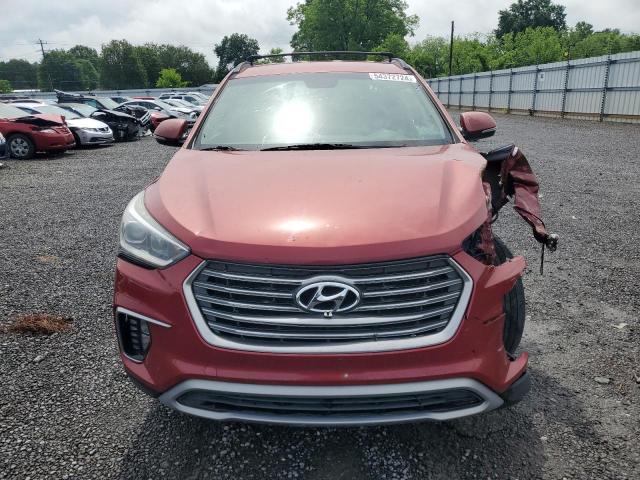 KM8SN4HF4HU189293 - 2017 HYUNDAI SANTA FE SE RED photo 5