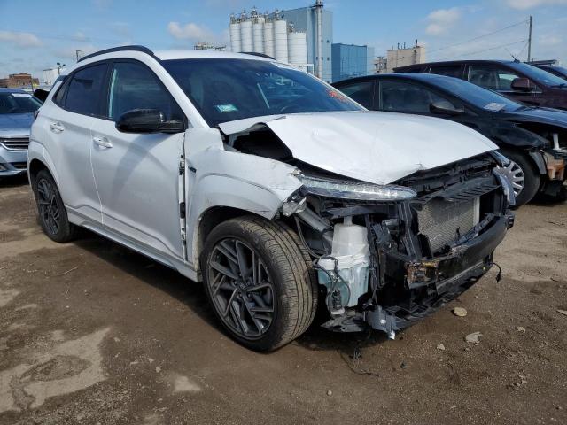 KM8K3CA38NU858449 - 2022 HYUNDAI KONA N LINE WHITE photo 4