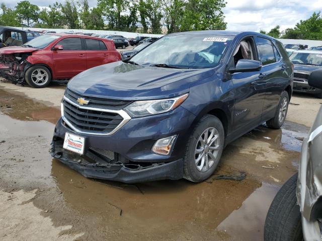 3GNAXJEV2JS602295 - 2018 CHEVROLET EQUINOX LT BLUE photo 1