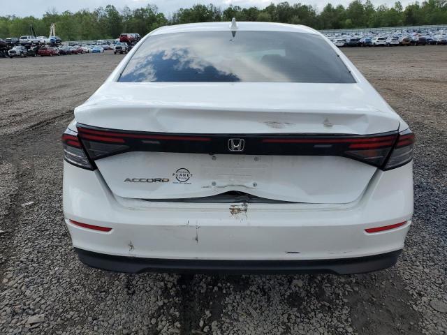 1HGCY1F3XPA009369 - 2023 HONDA ACCORD EX WHITE photo 6