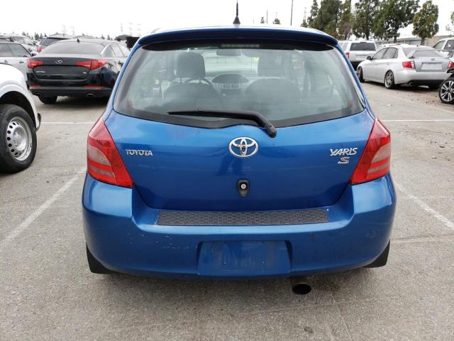 JTDJT923285157129 - 2008 TOYOTA YARIS HATC BLUE photo 6