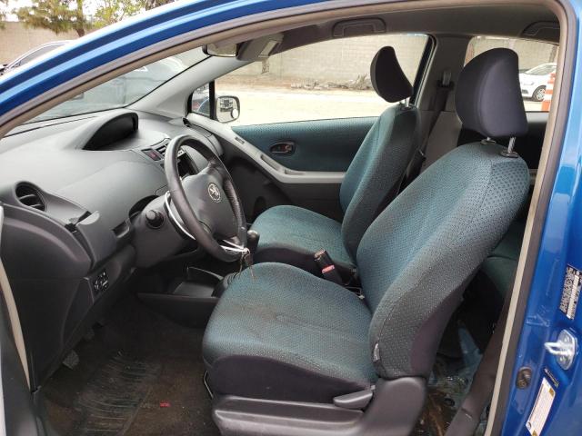 JTDJT923285157129 - 2008 TOYOTA YARIS HATC BLUE photo 7