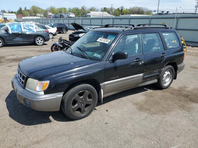 JF1SF6559YH703503 - 2000 SUBARU FORESTER S BLACK photo 1