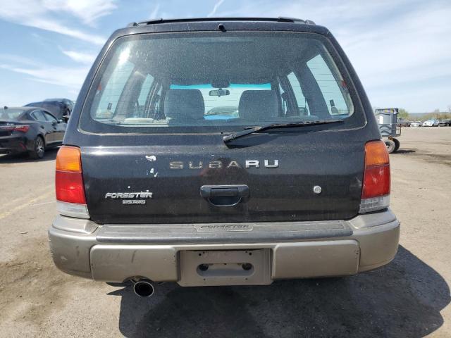 JF1SF6559YH703503 - 2000 SUBARU FORESTER S BLACK photo 6