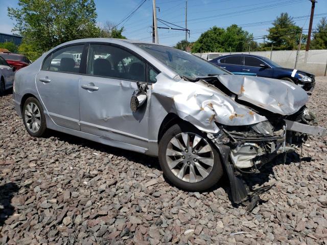 2HGFA16979H334491 - 2009 HONDA CIVIC EXL SILVER photo 4