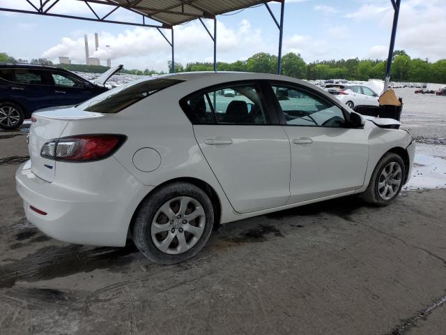 JM1BL1U72D1846370 - 2013 MAZDA 3 I WHITE photo 3