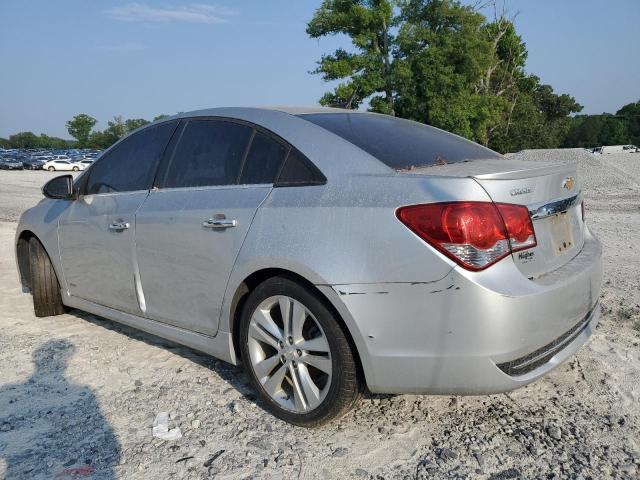 1G1PG5SB1E7302572 - 2014 CHEVROLET CRUZE LTZ SILVER photo 2