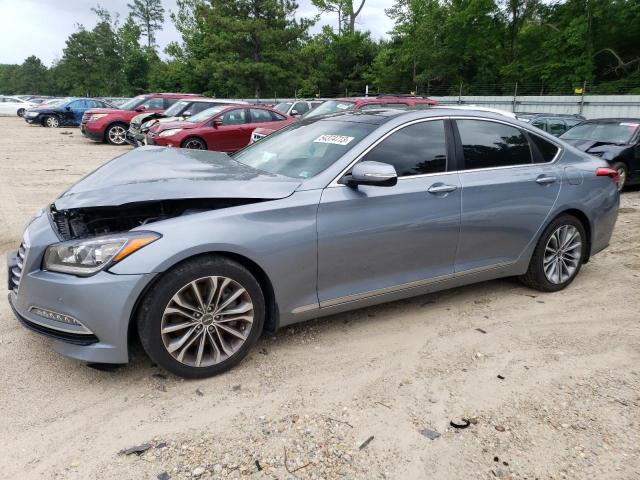 KMHGN4JE0GU138945 - 2016 HYUNDAI GENESIS 3.8L SILVER photo 1