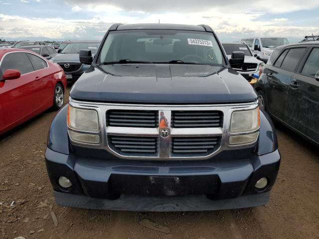 1D8GU28K98W211468 - 2008 DODGE NITRO SXT BLUE photo 5