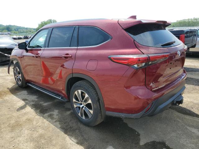 5TDGZRBH2LS003012 - 2020 TOYOTA HIGHLANDER XLE Qırmızı foto 2