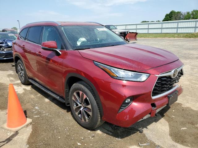 5TDGZRBH2LS003012 - 2020 TOYOTA HIGHLANDER XLE Qırmızı foto 4