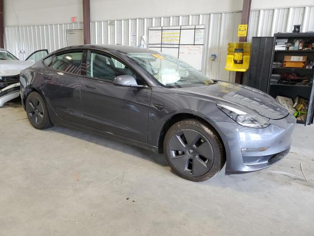 5YJ3E1EB7NF181766 - 2022 TESLA MODEL 3 GRAY photo 4