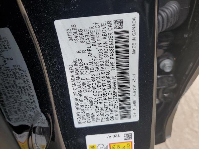 2HGFE2F55PH544110 - 2023 HONDA CIVIC SPORT 黑色 照片 13